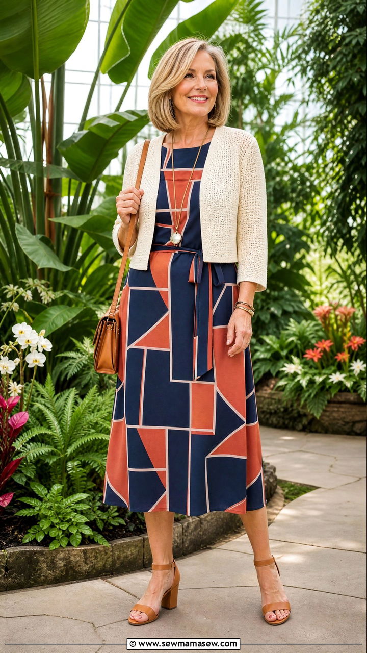 Faded floral dresses over 50 what to wear instead - 20 Fashion mistakes to avoid over 50