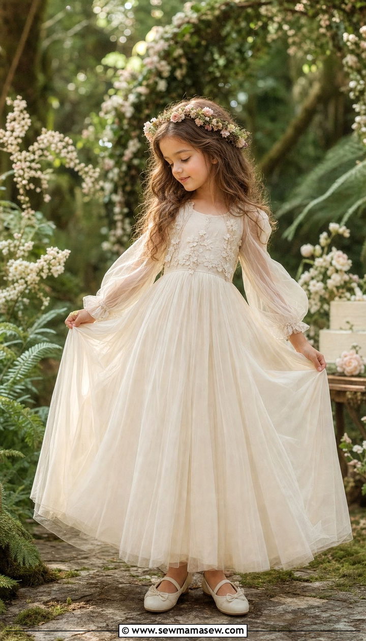 Fairytale birthday dress for a girl - 35 Birthday outfit ideas for kids