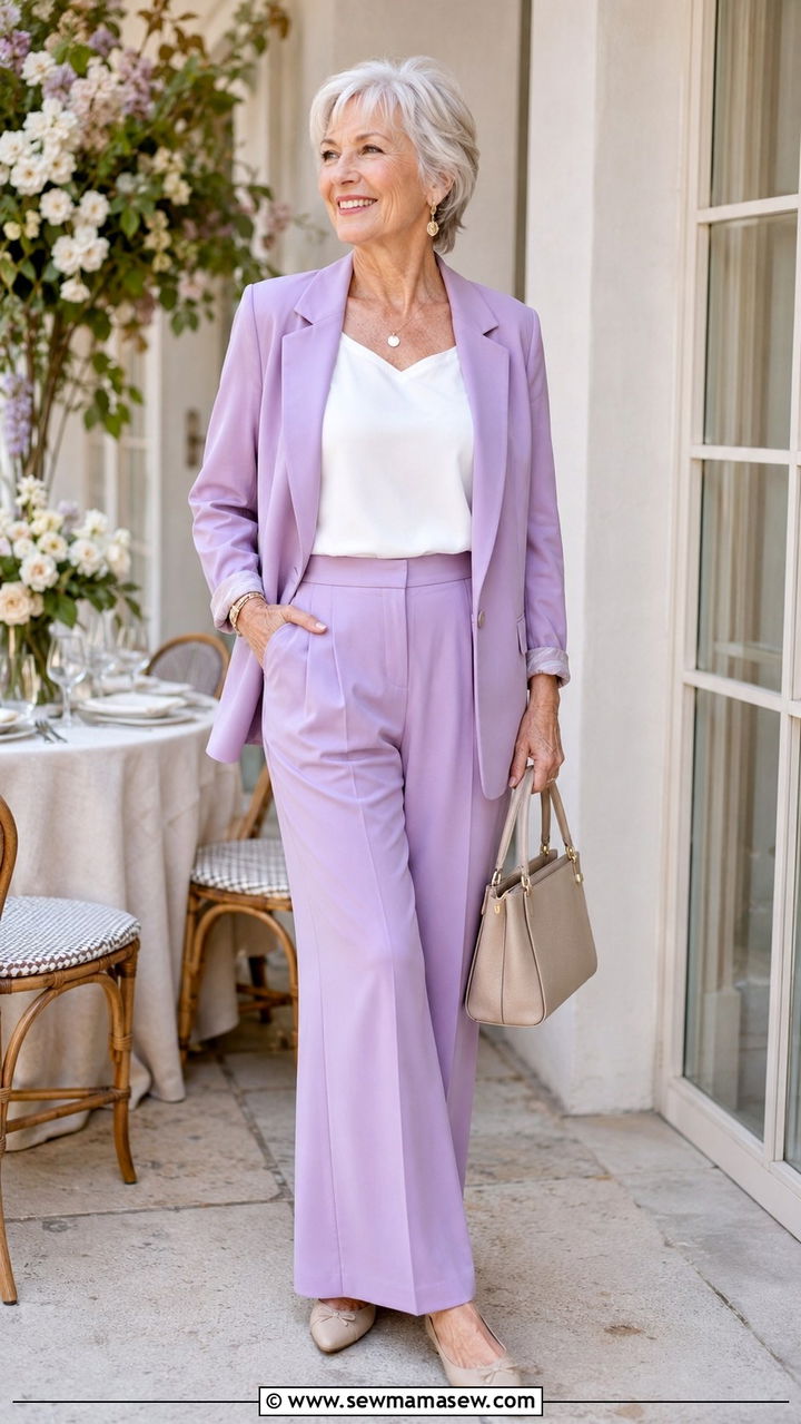 Fine Knit Midi Dress Spring Outfit - 30 Spring outfits for women over 70