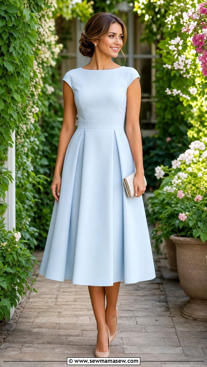 Fit And Flare Dress Rectangle Body Shape - 25 classy outfits for rectangle body shape
