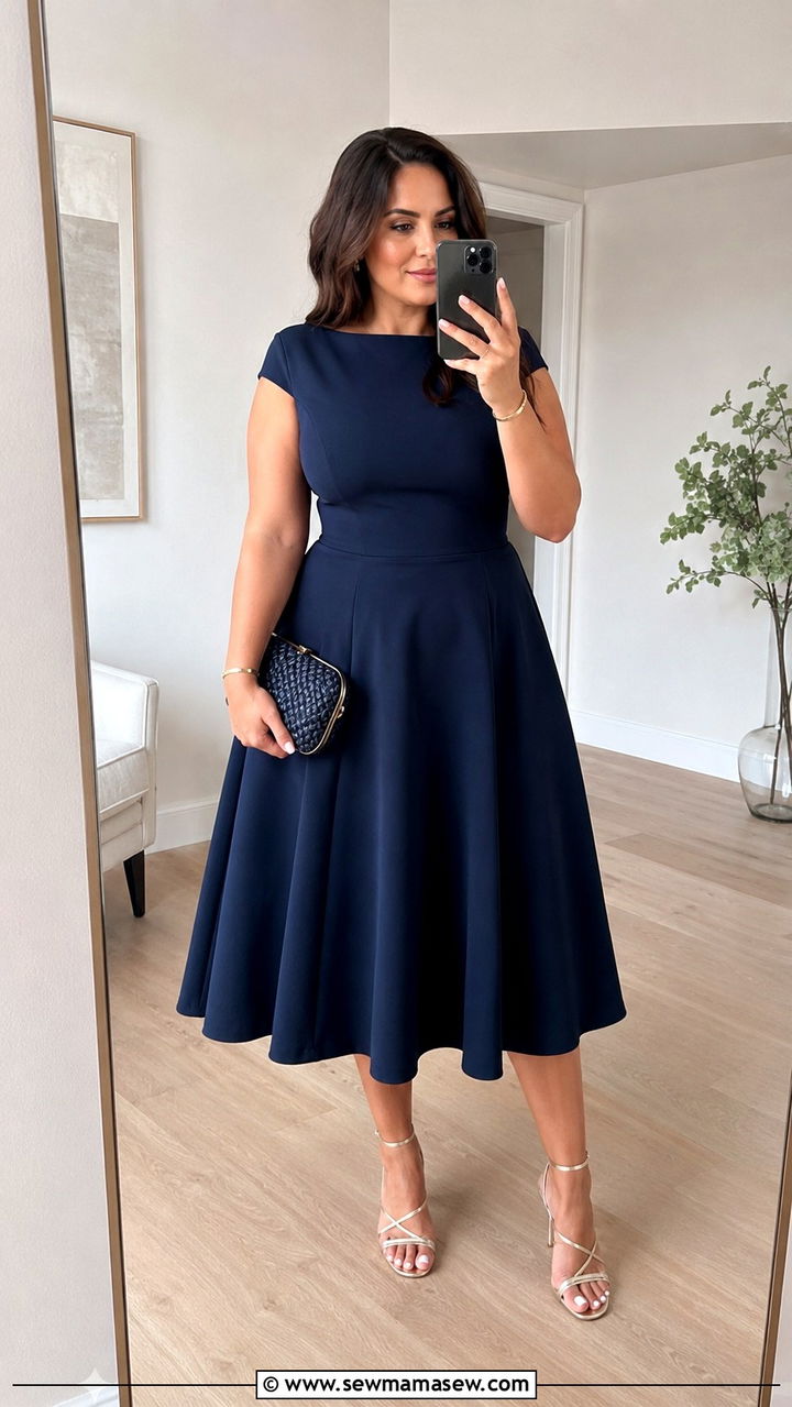 Fit And Flare Dress Wedding Guest Pear Shape - 25 wedding guest outfits for women with wide hips