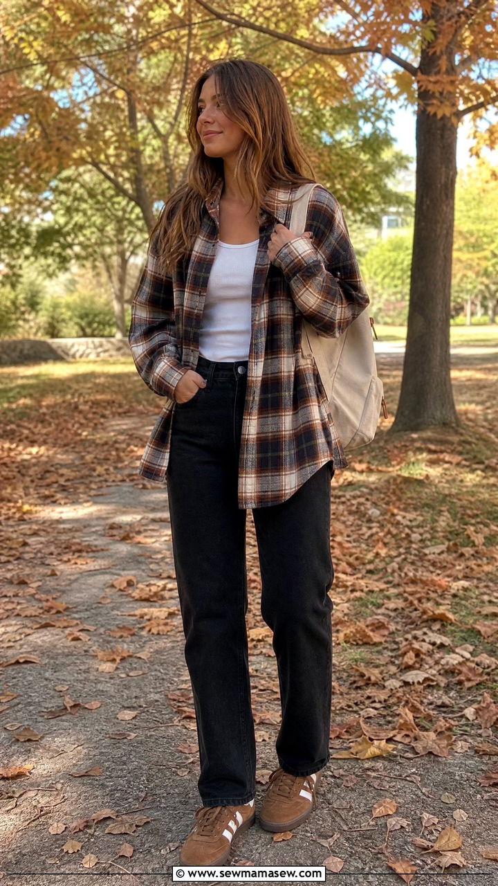 Flannel Shirt With Sneakers Outfit Fall - 35 how to style sneaker outfits
