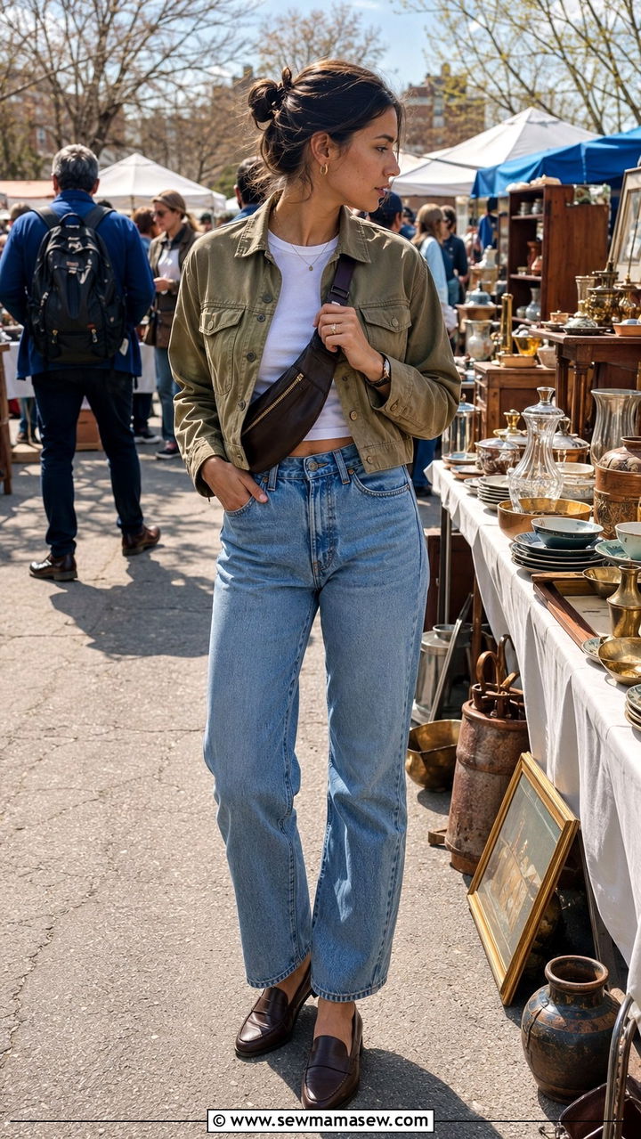 Flea Market Treasure Hunt Outfit - 20 spring recreation dressing outfit ideas