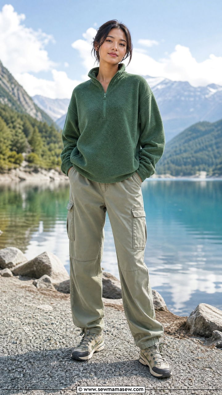 Fleece jacket and cargo pants Lucerne - 35 Lucerne outfit ideas