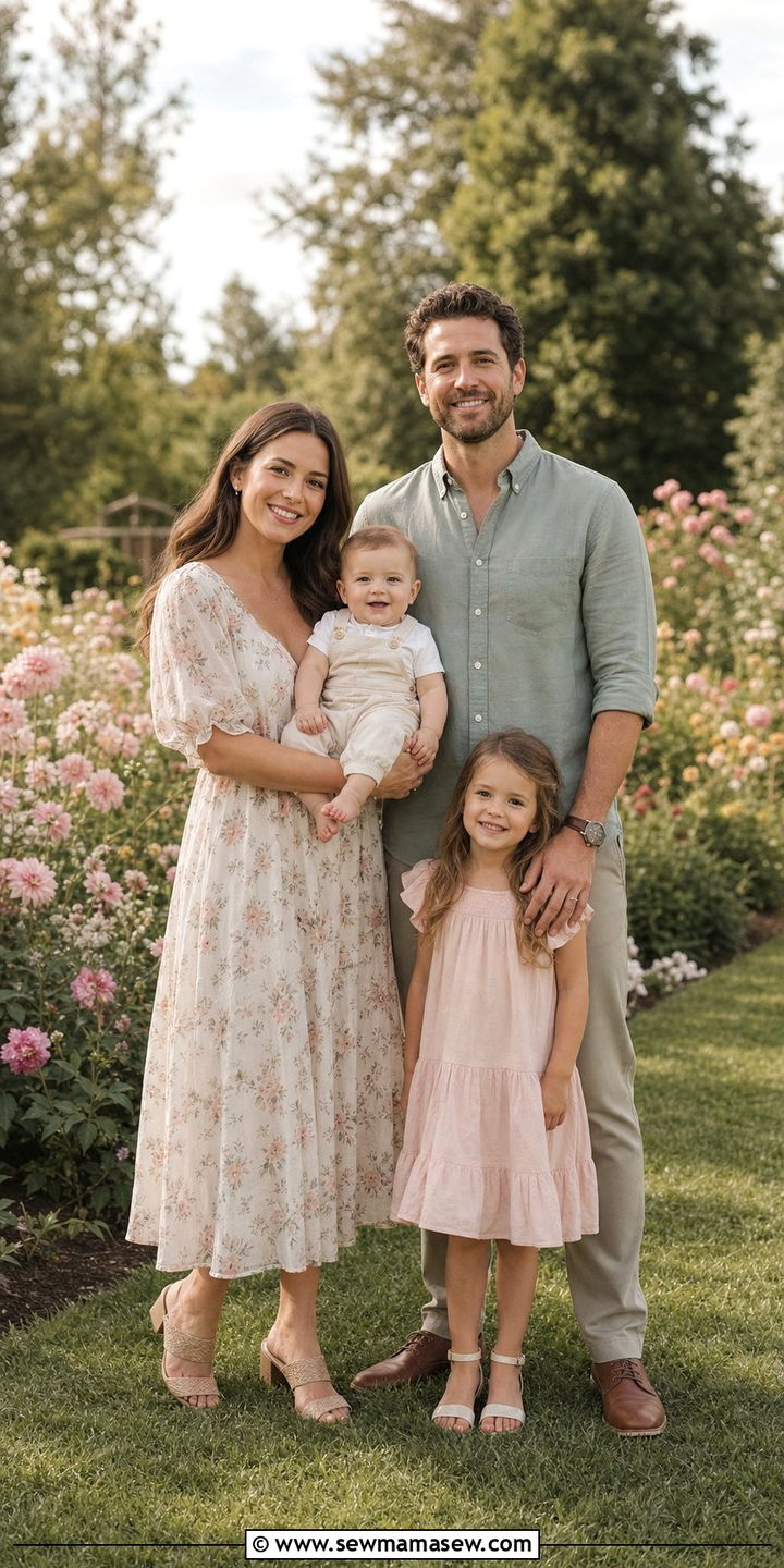 Floral Dress Family Photo Outfits - 25 family photo outfits Pinterest