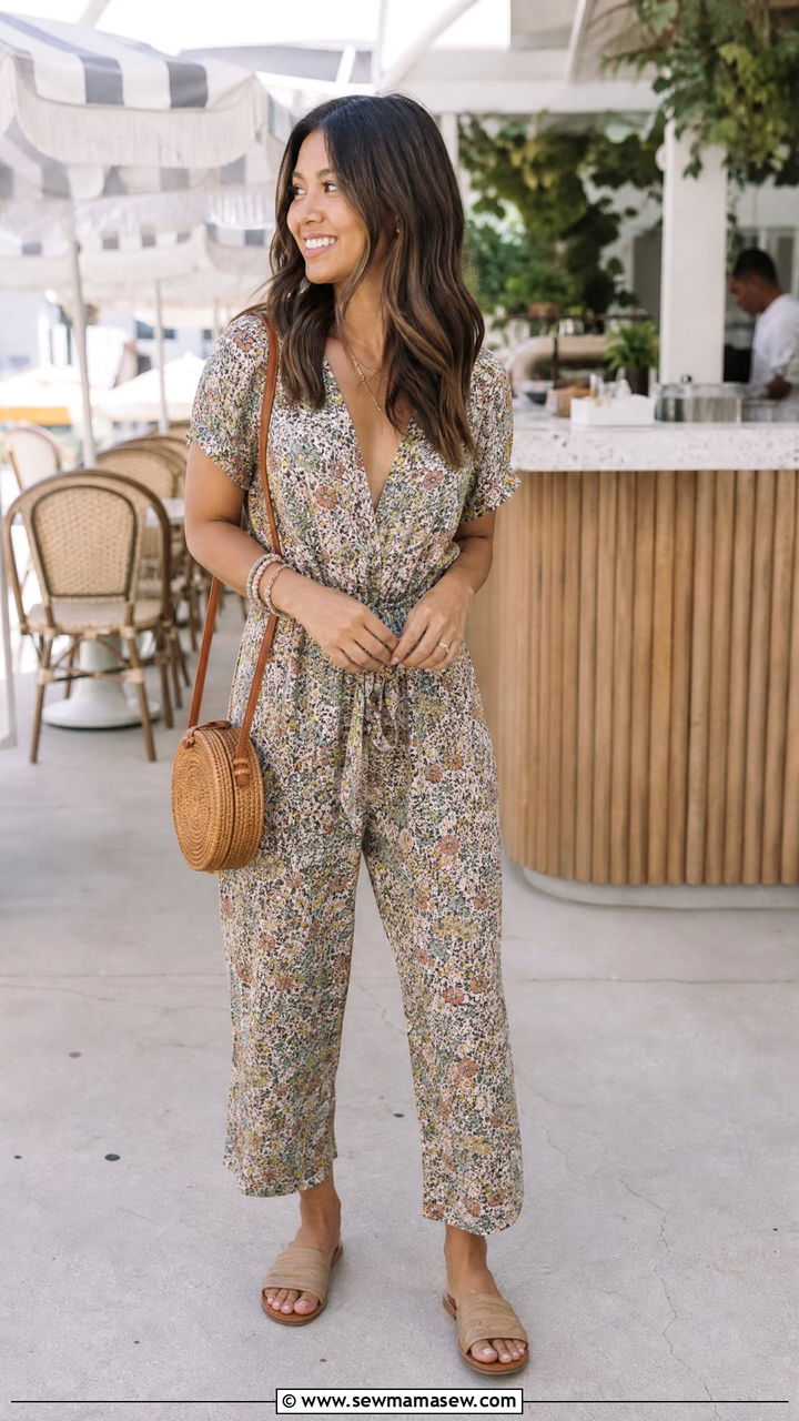 Floral Jumpsuit Outfit Petite Brunch - 25 Jumpsuit outfit ideas petite