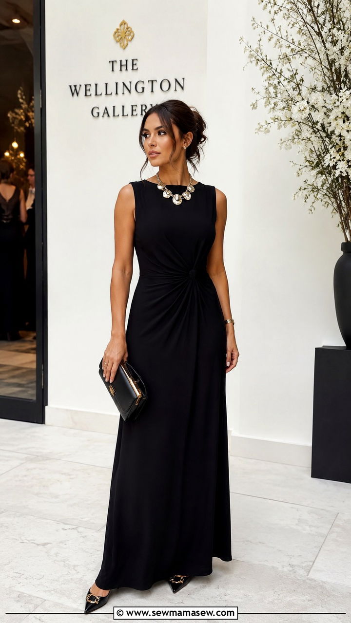 Floral Maxi Dress with a Woven Straw Bag - 30 spring maxi dress outfit ideas