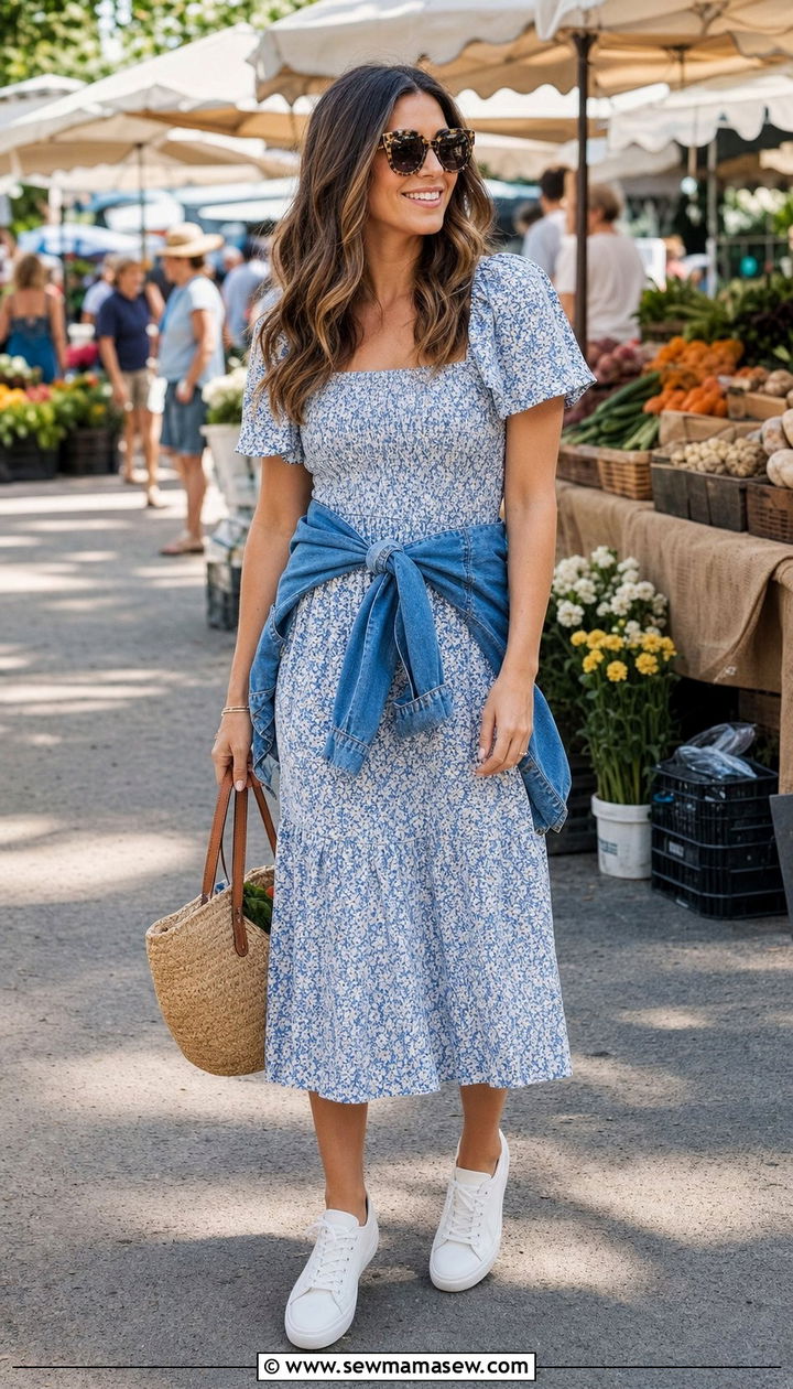 Floral Sundress Outfit - 25 summer outfits 2026 women aesthetic