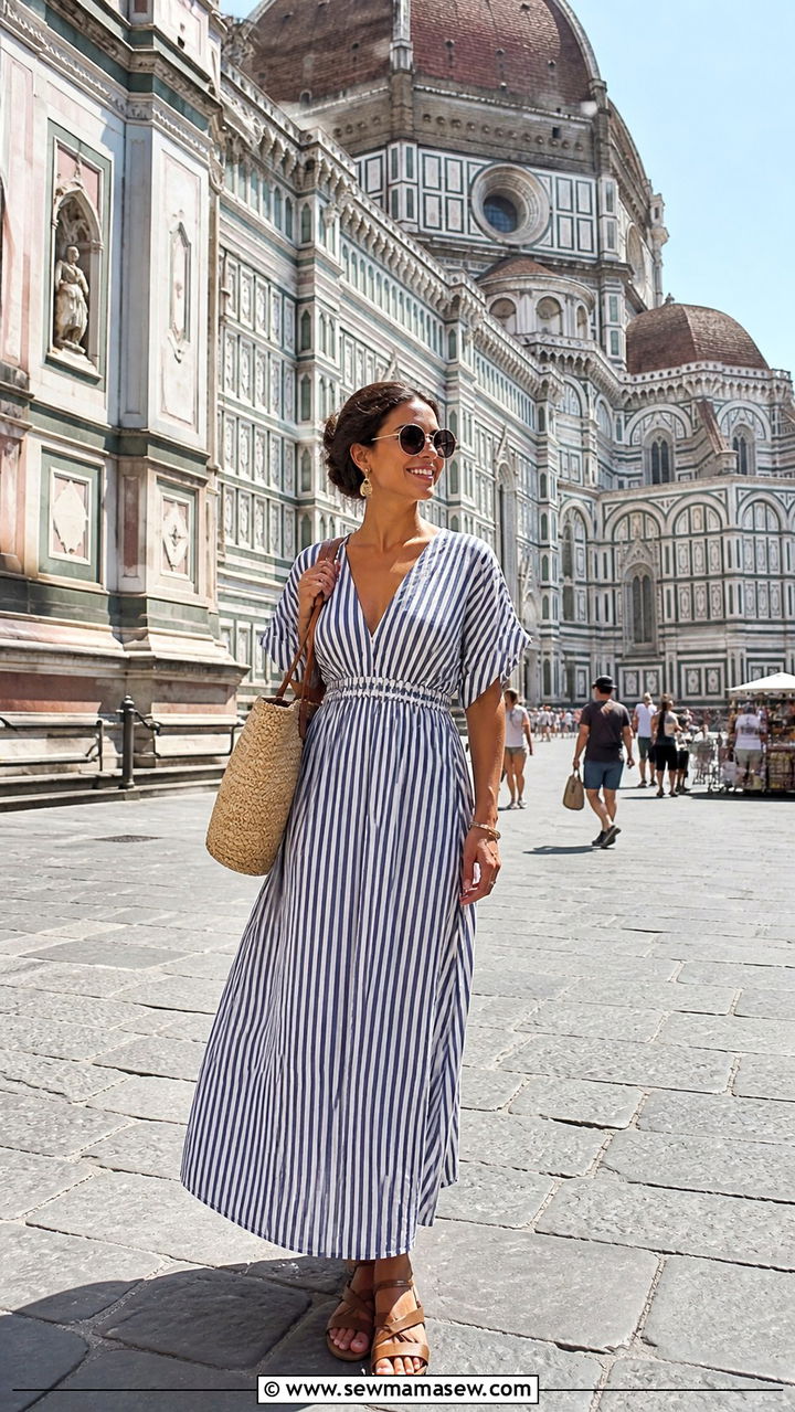 Florence vacation outfit with maxi dress - 40 What to wear in Florence