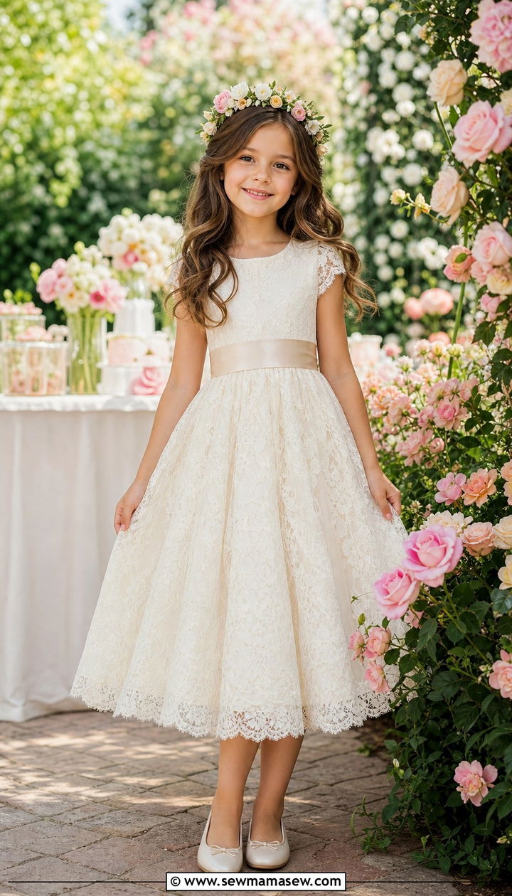 Flower girl style birthday outfit - 35 Birthday outfit ideas for kids
