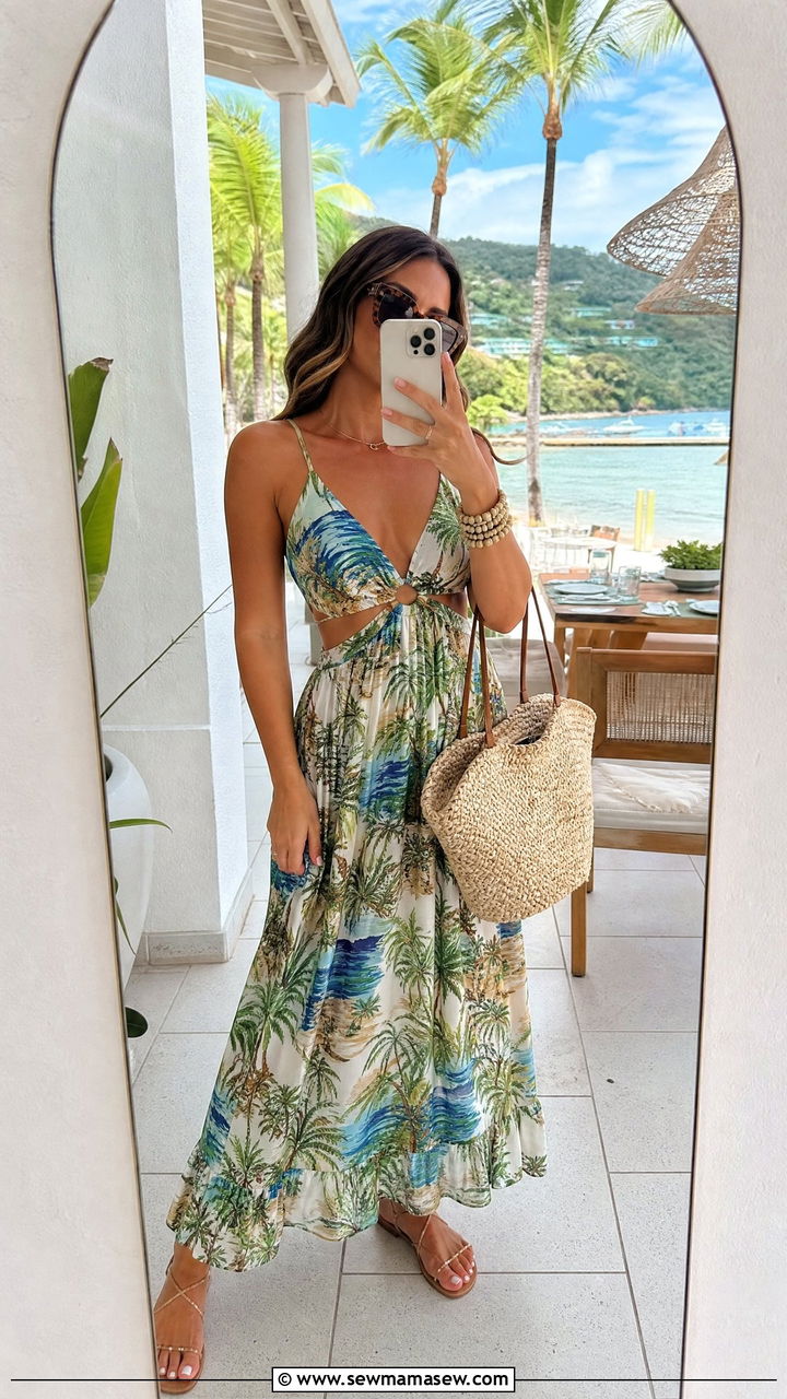 Flowy Maxi Dress St Lucia - 40 What to wear in St Lucia