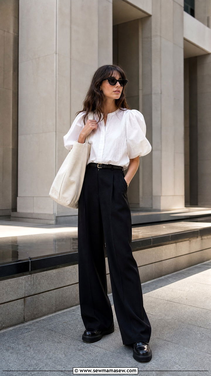French Girl Black and White Outfit - 30 French girl outfits inspo
