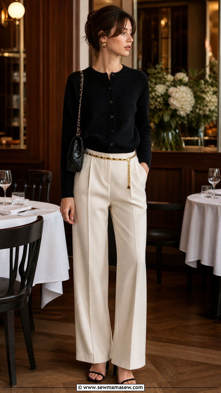 French Girl Cardigan Outfit - 30 French girl outfits inspo