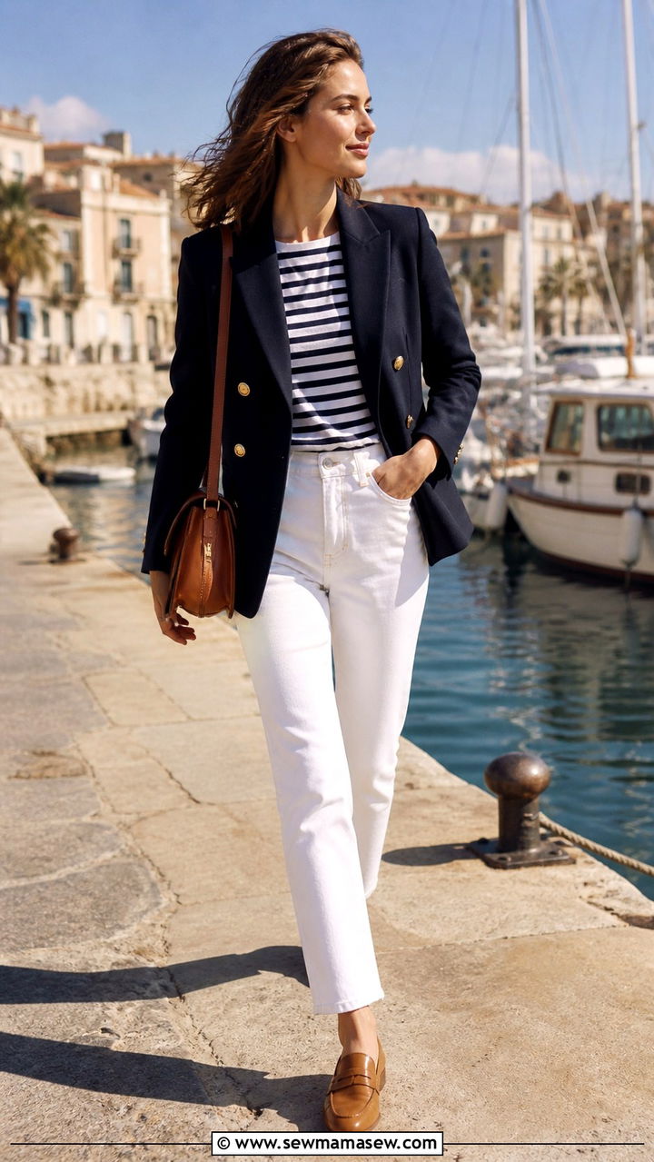 French Girl Leather Trousers And Cashmere Sweater Outfit - 40 French girl outfits