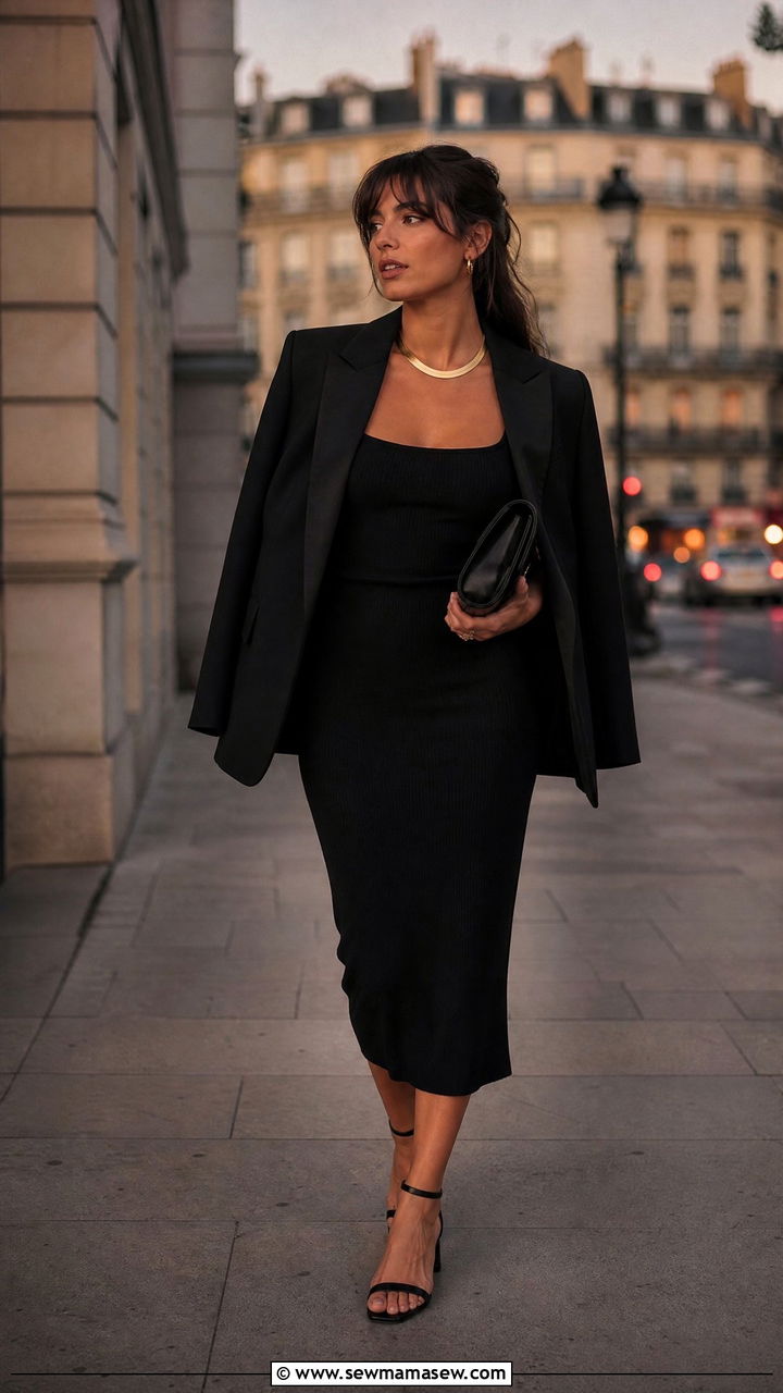 French Girl Little Black Dress Outfit - 30 French girl outfits inspo