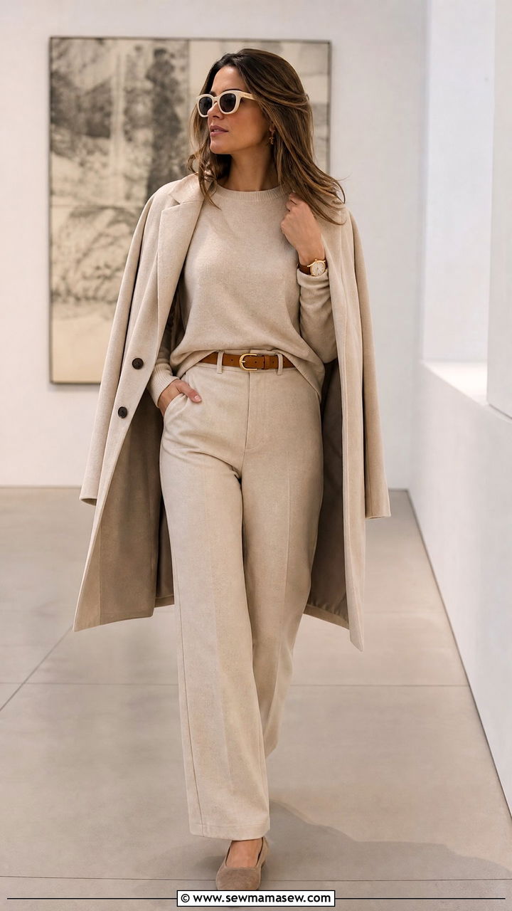 French Girl Monochrome Outfit - 30 French girl outfits inspo