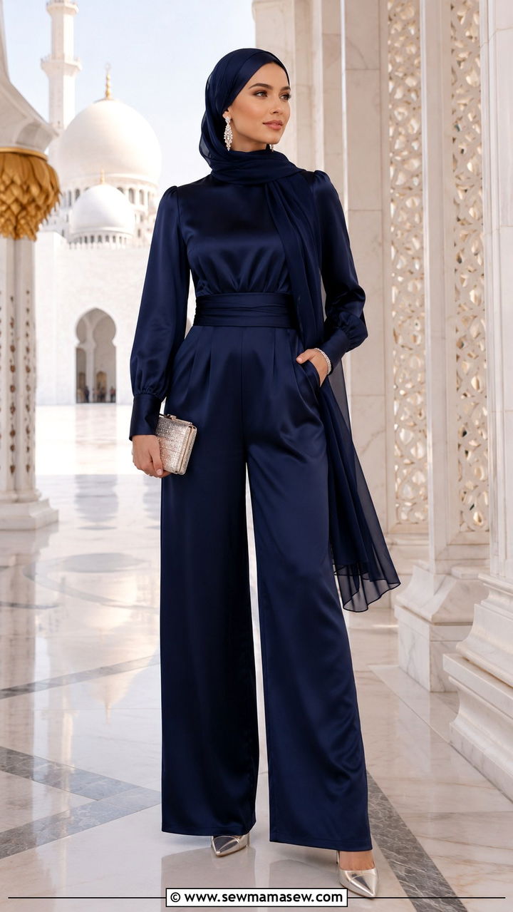 Full Sleeve Jumpsuit Wedding Guest - 25 Wedding guest outfit ideas Muslim wedding
