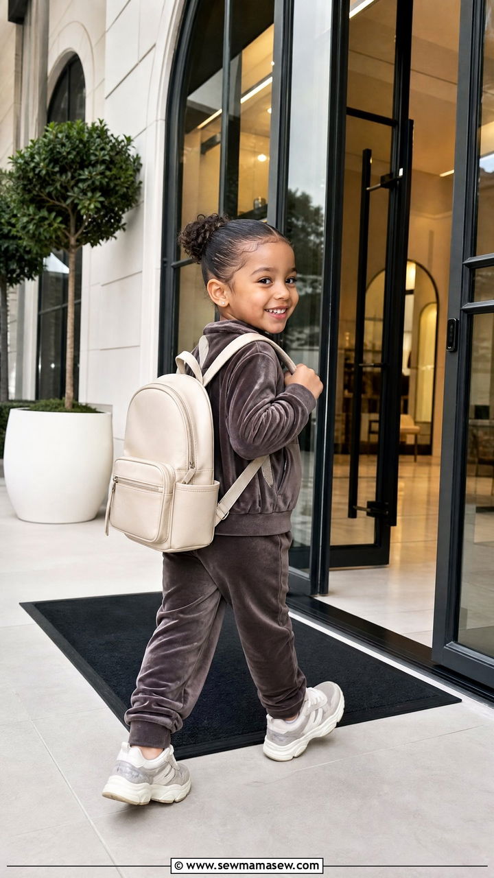 Full Tracksuit with Chunky Sneakers - 25 First day of preschool outfit ideas