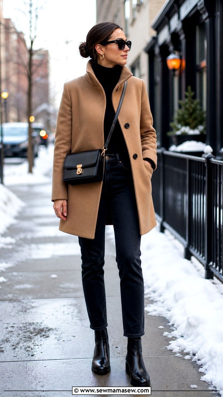 Funnel Neck Jacket Outfit - 20 2026 outfits inspo