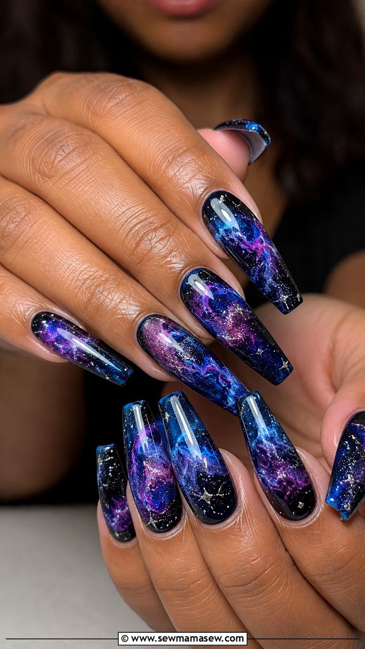 Galaxy Gel Nails - 50 gel polish