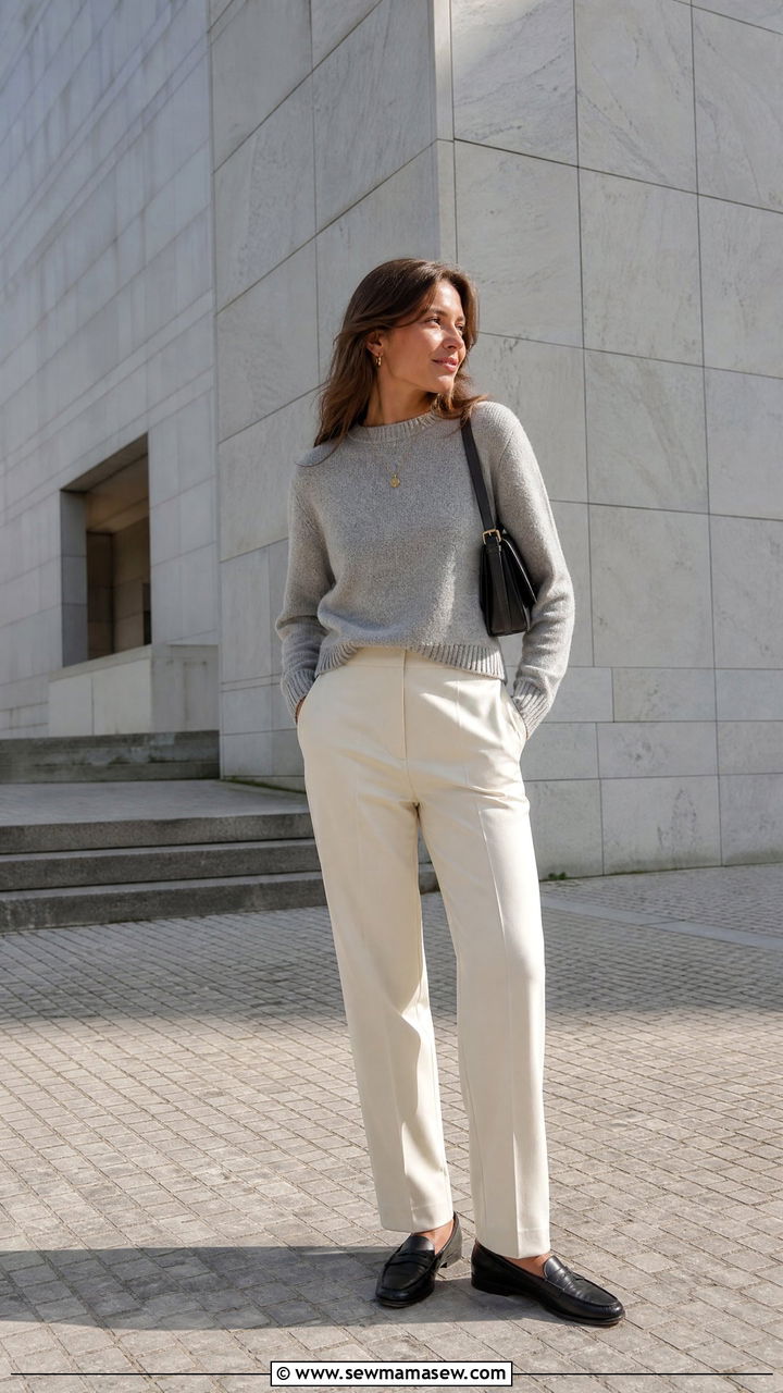 Ghent Museum Day Outfit With Tailored Trousers And Loafers - 25 Ghent outfit ideas