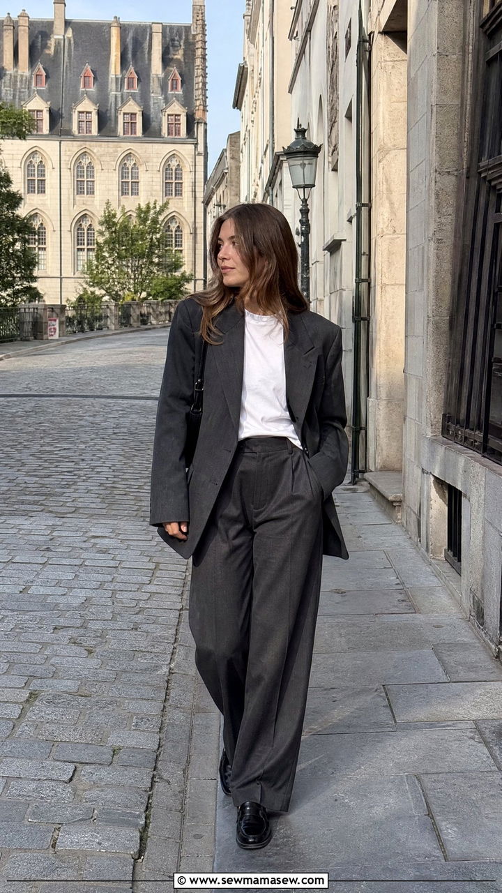 Ghent University Quarter Outfit With Oversized Blazer And Trousers - 25 Ghent outfit ideas