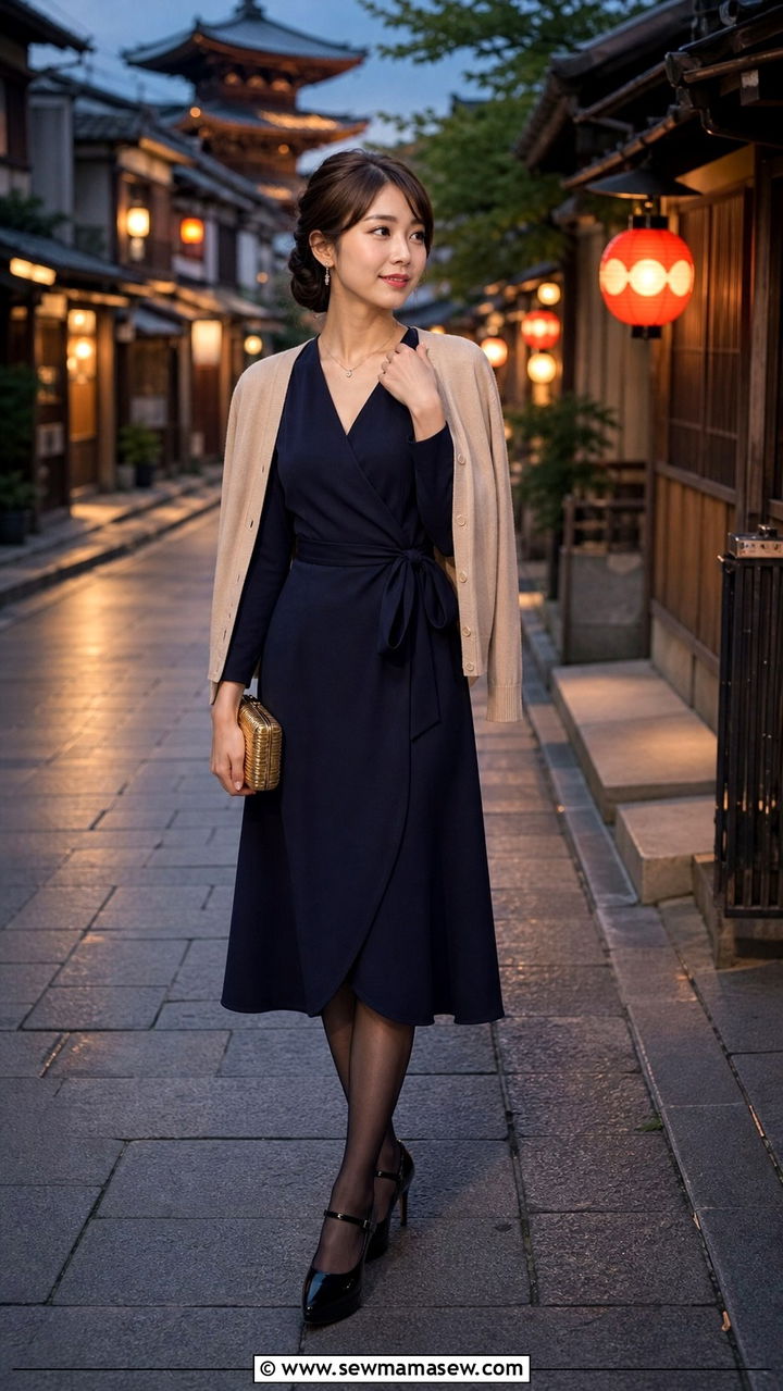 Gion spring evening outfit - 40 What to wear in Kyoto