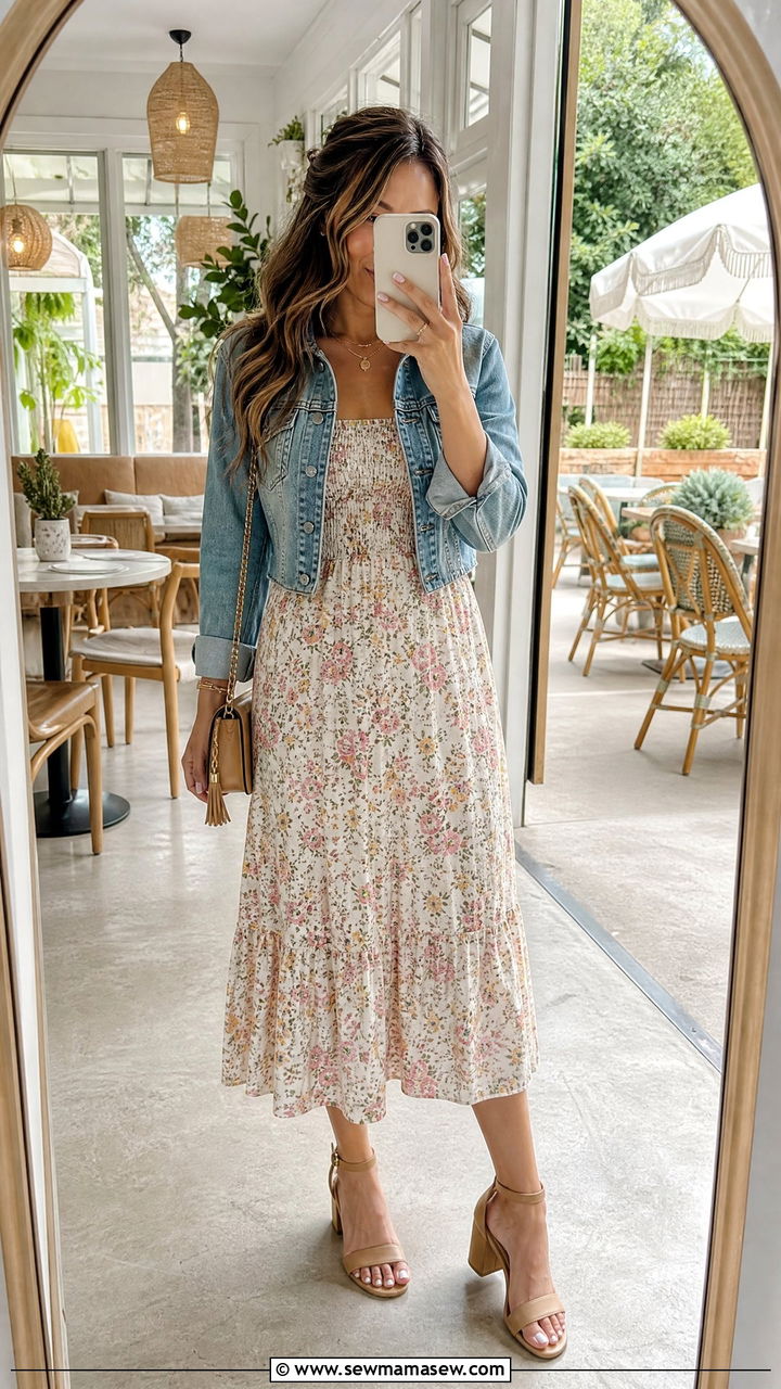Girls trip brunch outfit midi dress - 30 Girls trip outfit ideas