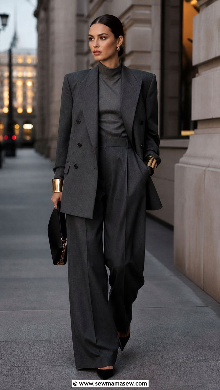Glamoratti Tailored Power Suit Outfit - 20 2026 fashion trends women Pinterest