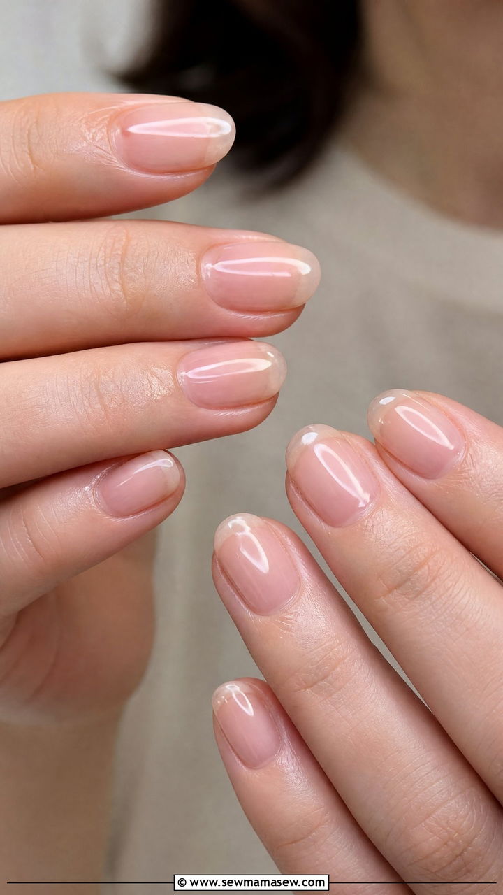 Glass Skin Translucent Gel Nails - 50 gel polish