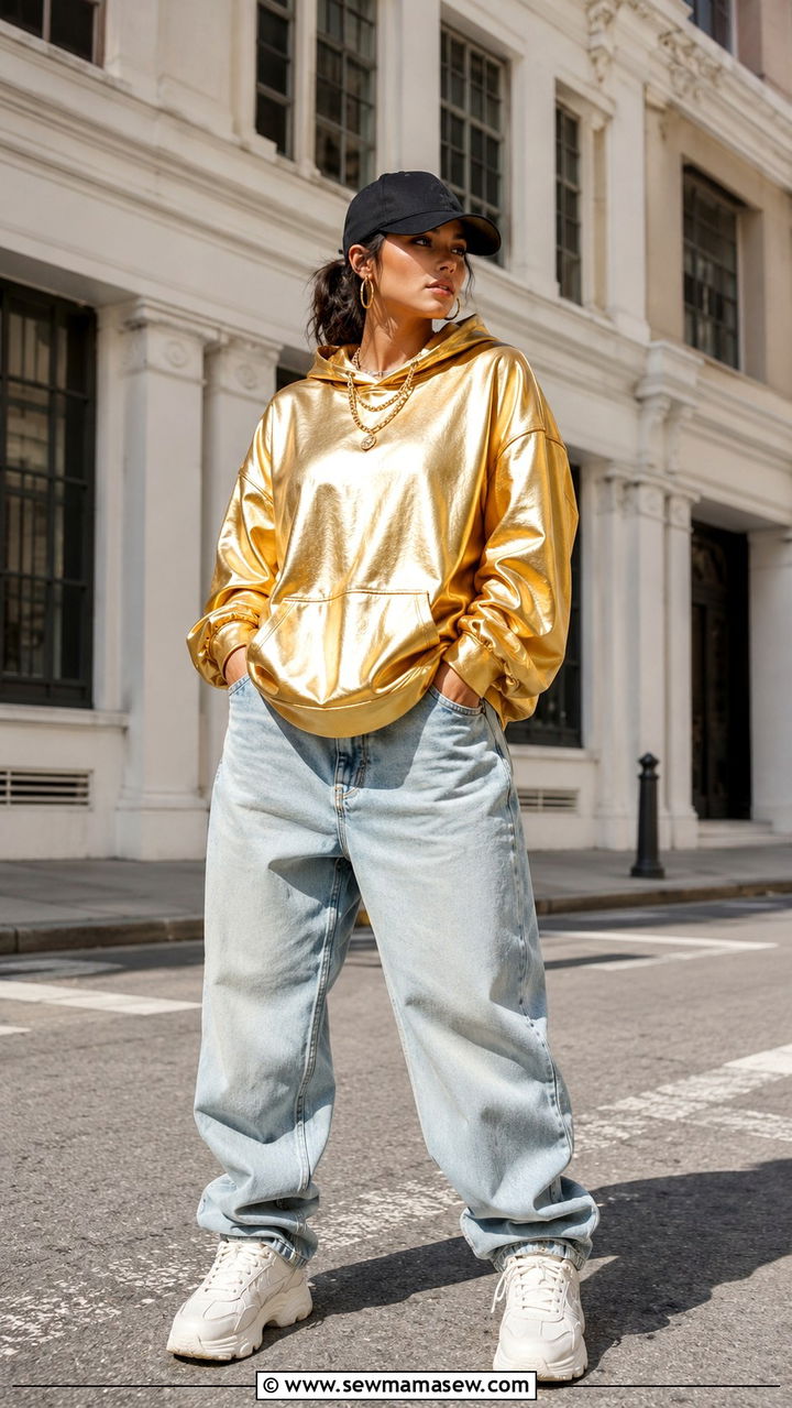 Gold Hoodie Streetwear Outfit - 30 Gold outfit ideas