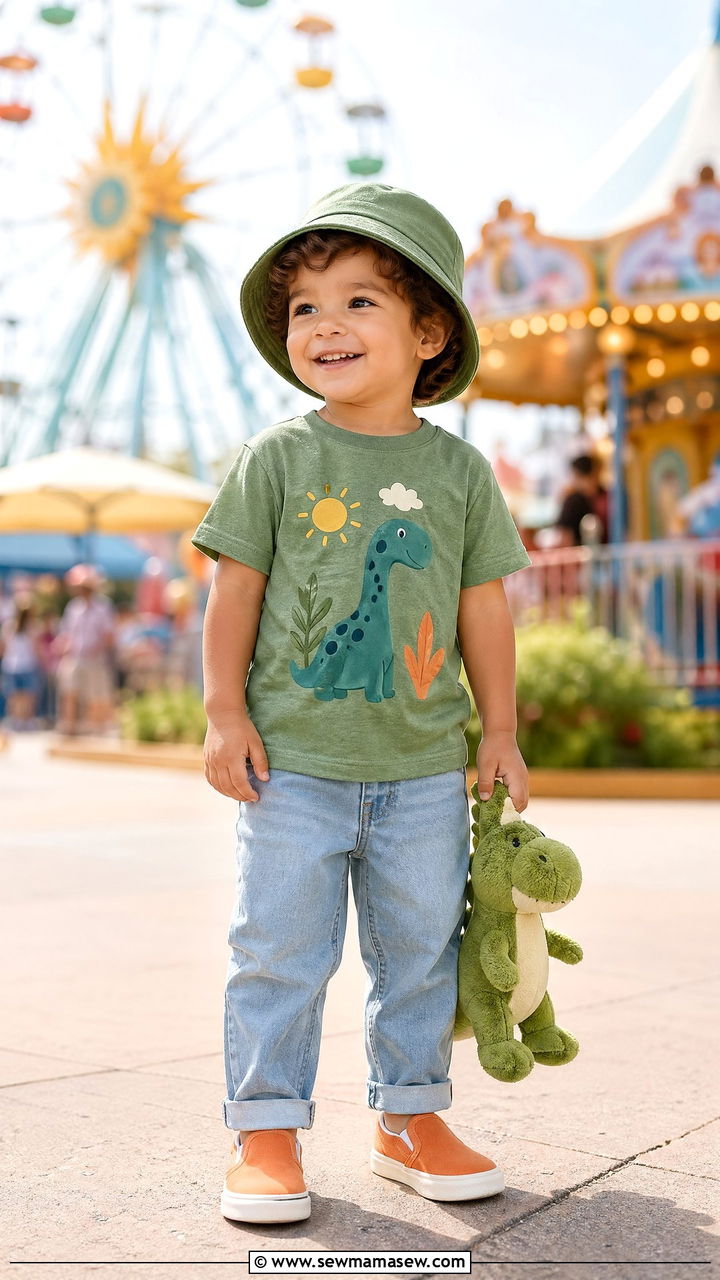Goofy Graphic Tee and Relaxed Jeans - 35 Disney outfit ideas for toddlers