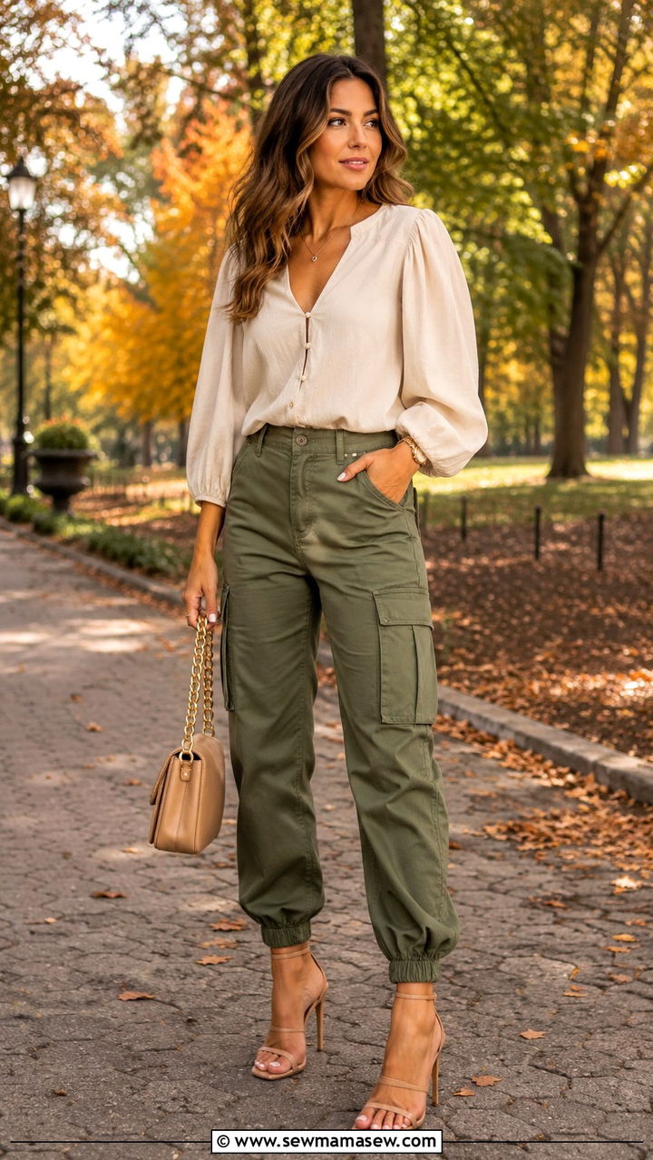 Green Cargo Pants Outfit With Heels - 30 Cargo pants outfit ideas with heels