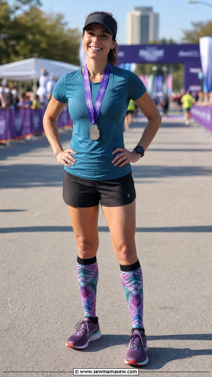 Half marathon outfit with compression socks - 25 Half marathon outfit ideas
