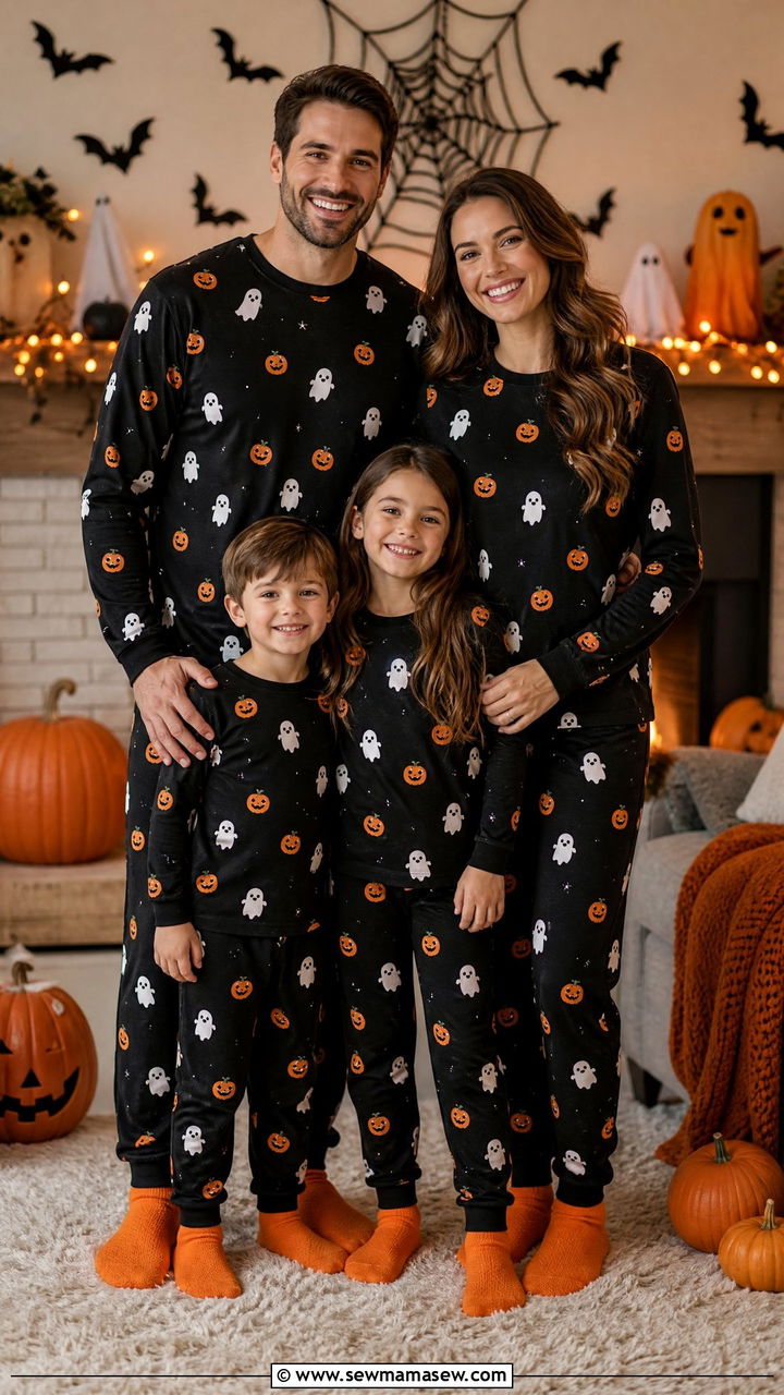 Halloween Matching Pajama Set - 25 Matching pajama outfit ideas