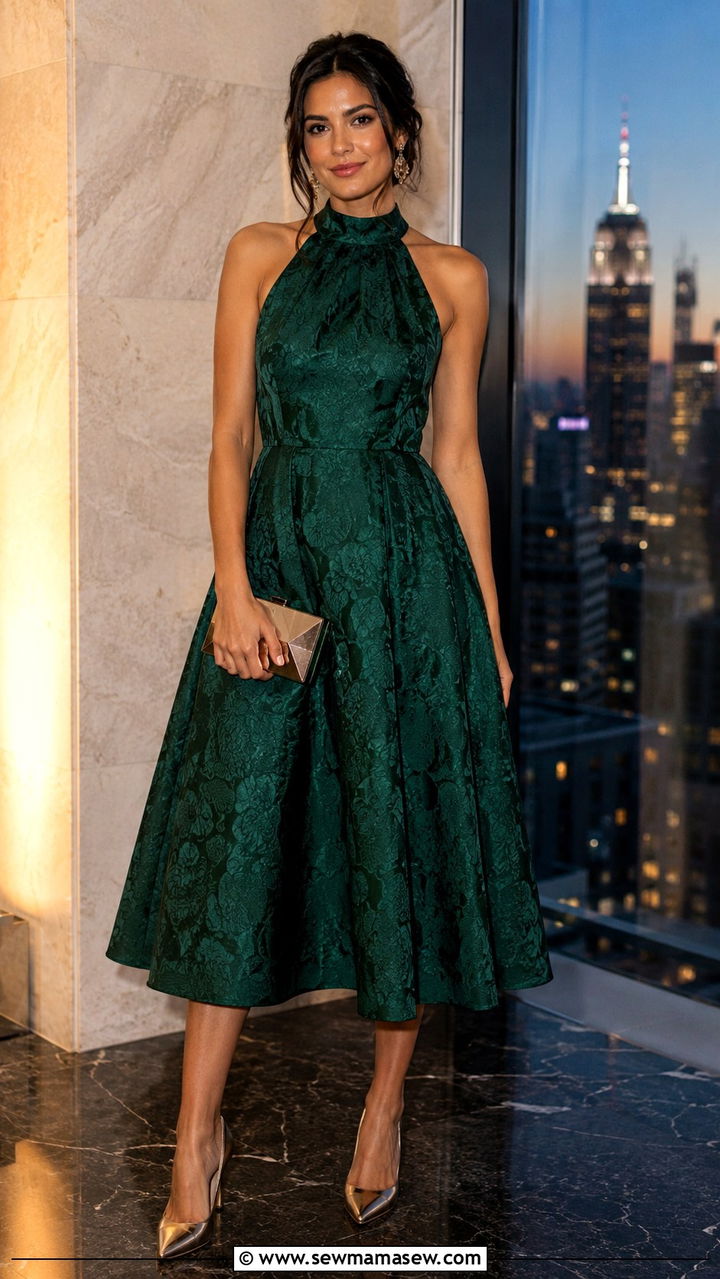 Halter Neck Cocktail Dress Wedding Guest - 25 Wedding guest outfit ideas halter neck dress