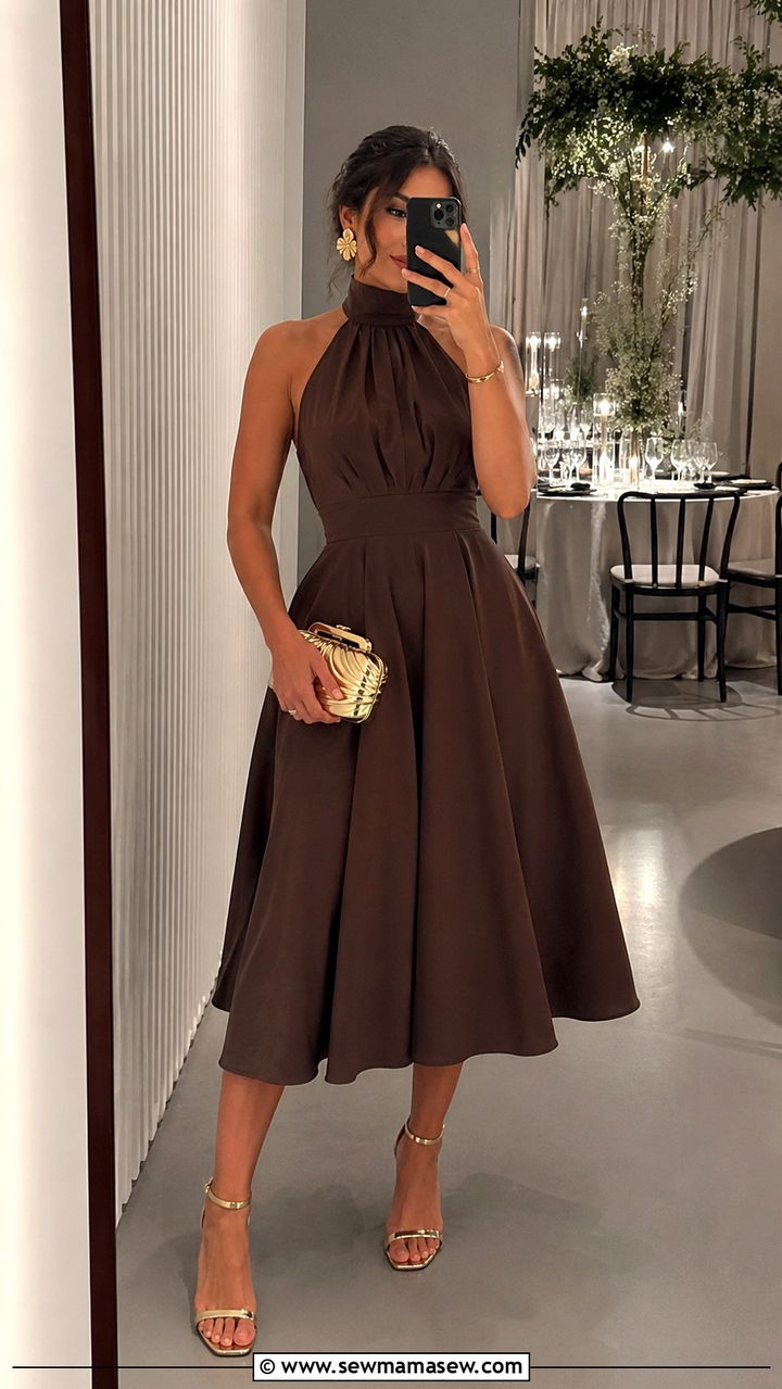 Halter Neck Dress Wedding Guest Pear Shape - 25 Wedding guest outfit ideas pear shape