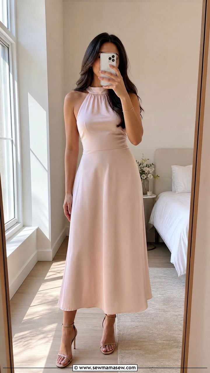 Halter Neck Graduation Dress Outfit - 25 graduation outfits inspo