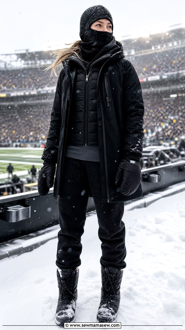 Heated vest with waterproof jacket - 25 Football game outfit ideas cold