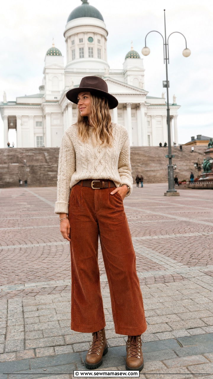 Helsinki Cable Knit Sweater Outfit - 25 Helsinki outfit ideas