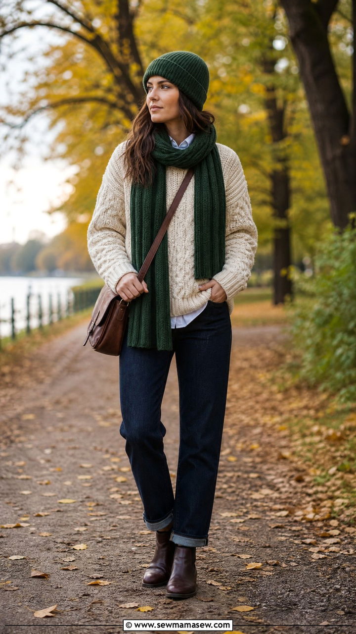 Helsinki Chunky Knit Sweater Outfit - 25 Helsinki outfit ideas