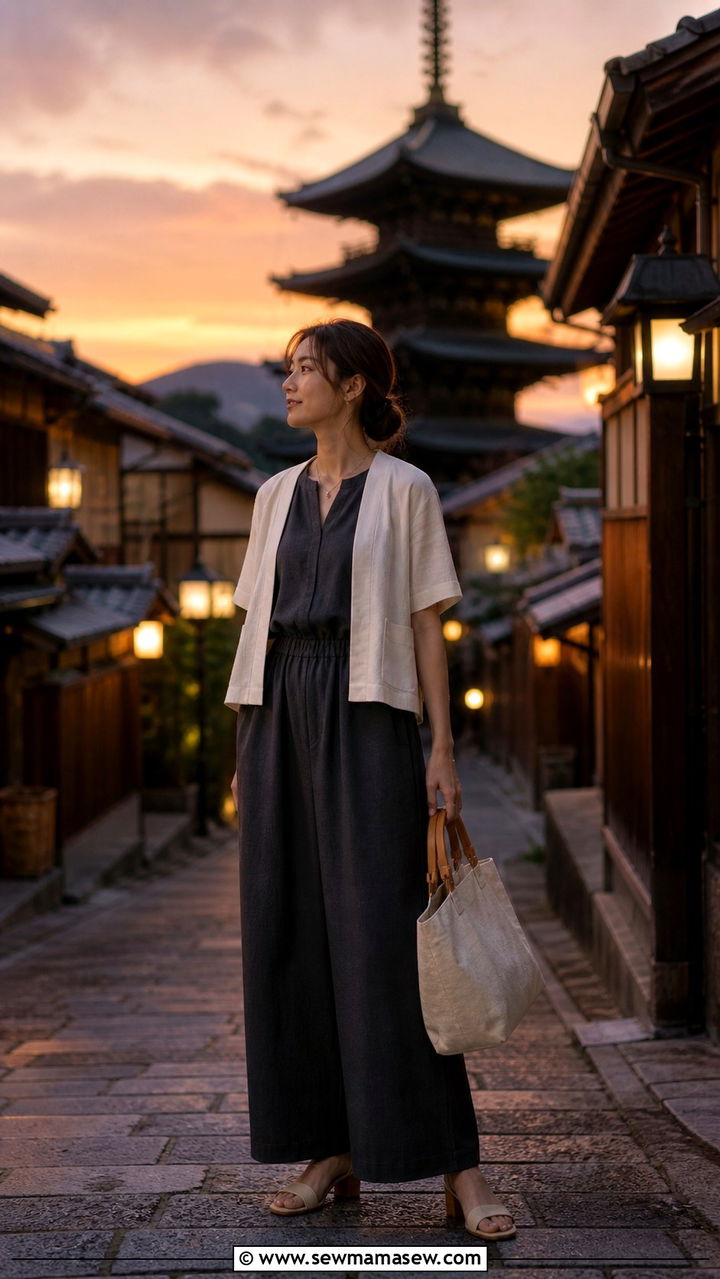Higashiyama summer evening outfit - 40 What to wear in Kyoto