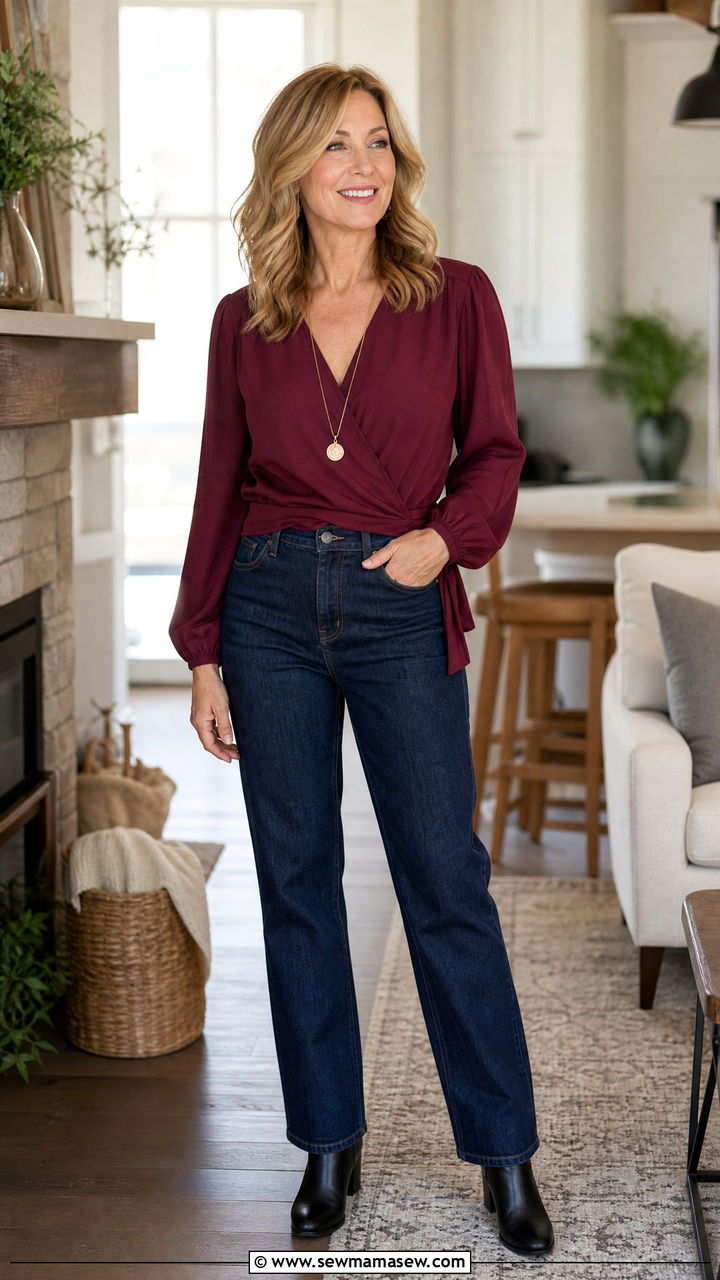 High neckline tops over 50 what to wear instead - 20 Fashion mistakes to avoid over 50