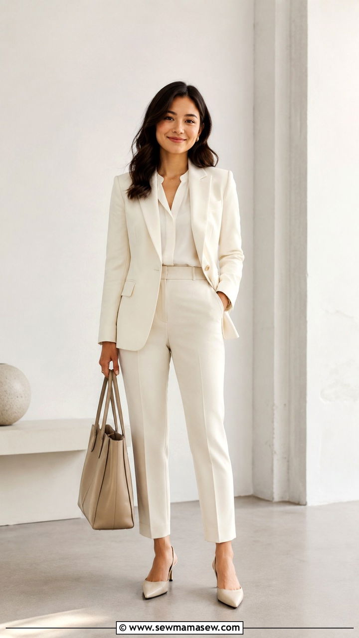High waisted wide leg jeans with cropped cardigan - 30 Spring outfits for short women