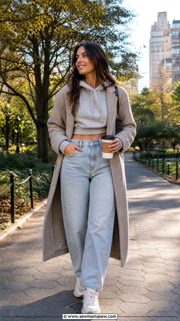 Hoodie And Barrel Jeans Casual Look - 25 how to style barrel jeans