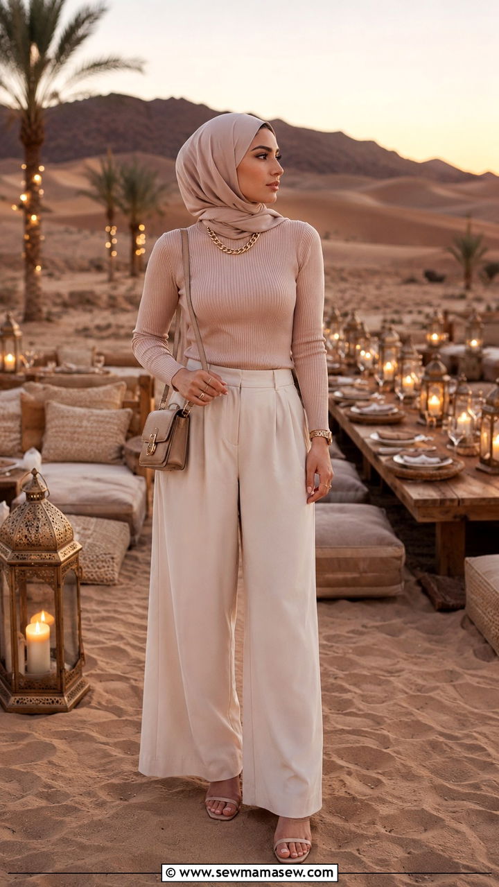 Hoodie And Joggers For Evening Desert Camp - 25 Modest outfit ideas for desert trip