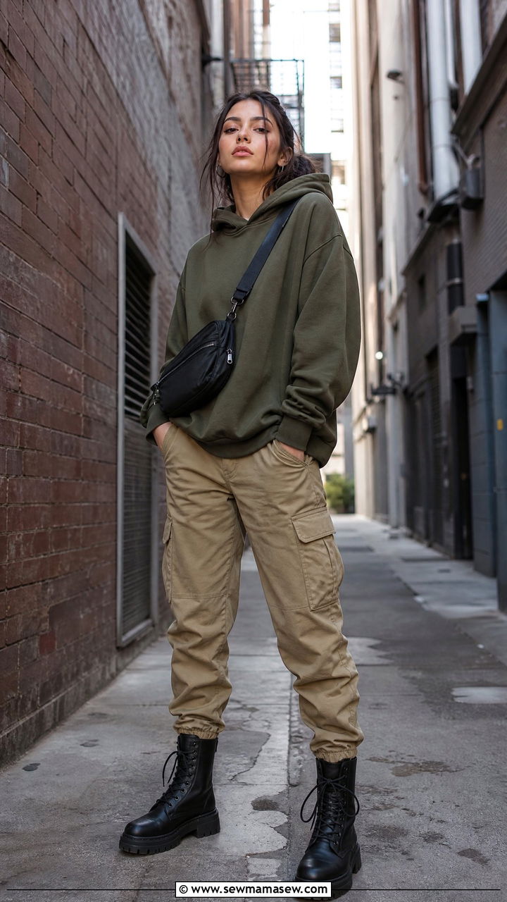 Hoodie With Cargo Pants Streetwear - 35 How to style a hoodie