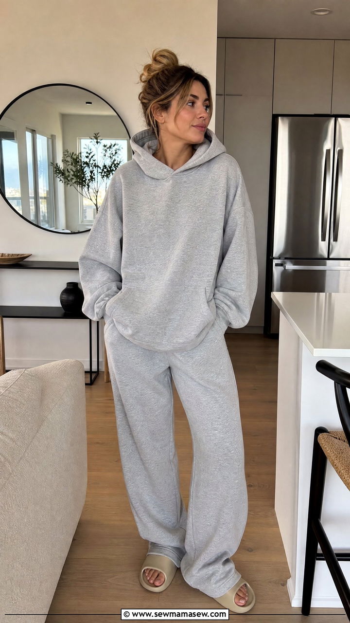 Hoodie and Sweatpants Combo - 25 Cozy sick day outfit ideas