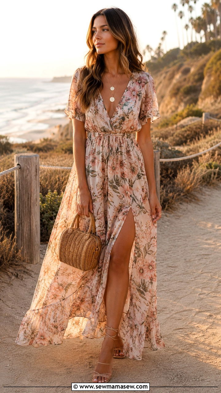 How To Wear Strappy Sandals With A Maxi Dress - 30 How to style strappy sandals