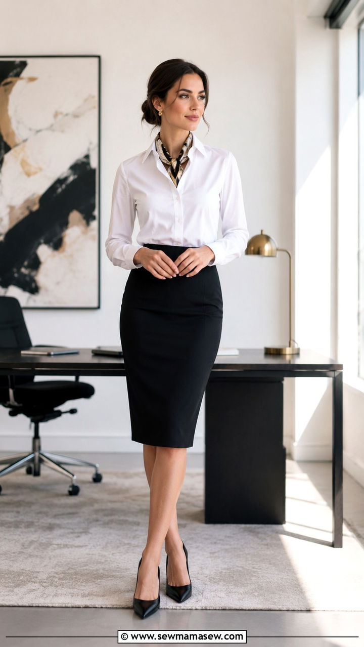 How to Style a Scarf with a White Shirt - 30 How to style a scarf